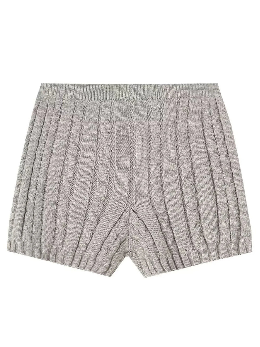 Sexy Vintage Hooded Knitted Long Sleeve Set