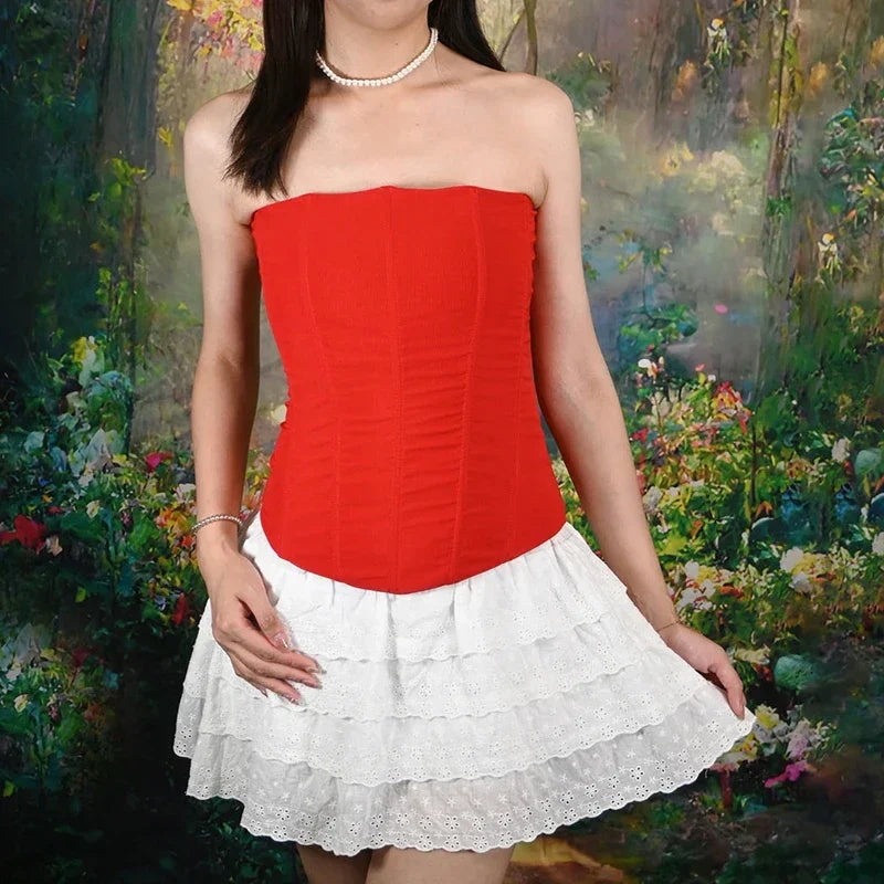 Corsets Women Sexy Sleeveless Breathable Mesh Zip Overbust Bustier Bodice