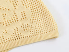 Women Knitted Fashion Short Sleeved Cardigan Top Single Breasted