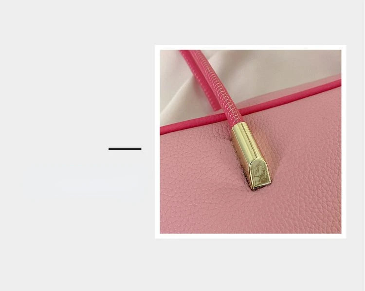 PU Pillow Shoulder Bag For Women With Textured Finish Baguette Style