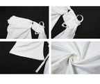 Knot Tie One Shoulder Vest Crop Top