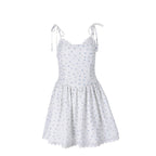 Floral Square Neck Sleeveless Bodycon Pleated Mini Dress