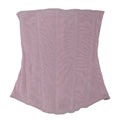 Corsets Women Sexy Sleeveless Breathable Mesh Zip Overbust Bustier Bodice