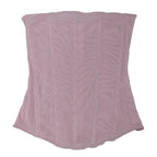 Corsets Women Sexy Sleeveless Breathable Mesh Zip Overbust Bustier Bodice