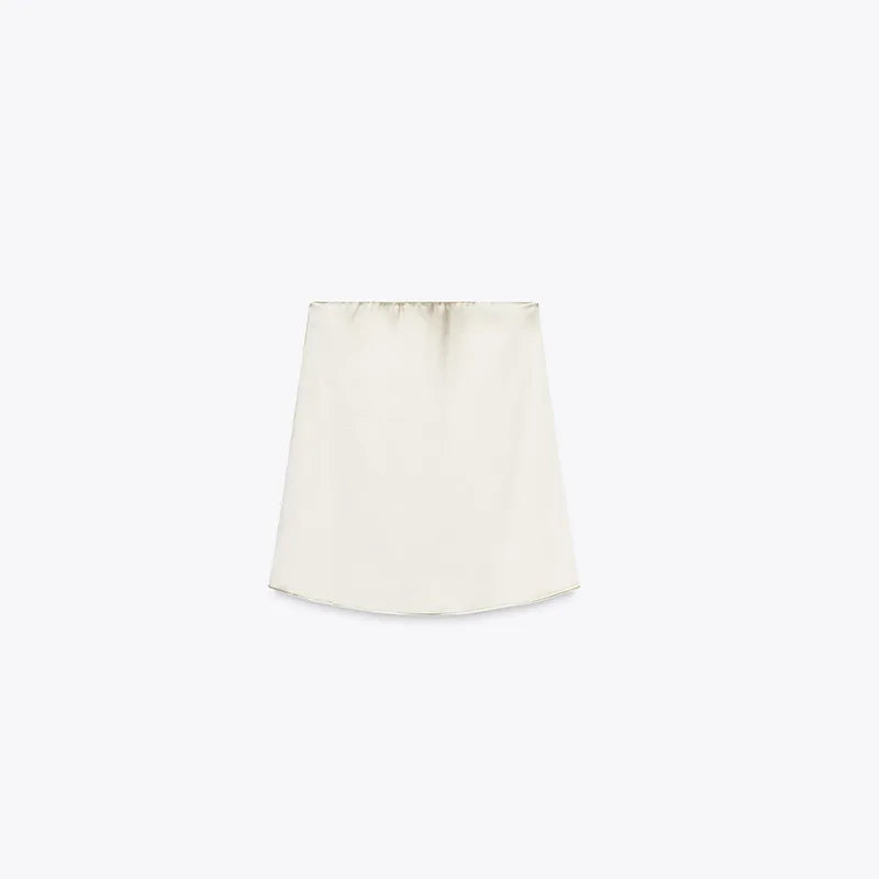 Chic Two Piece Set With Backless Tube Top And Wide Leg Pants