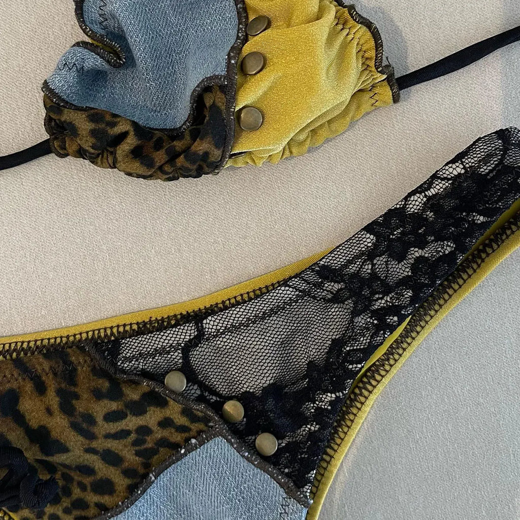 Low-Waist Push-Up Bikini Set