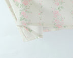 Vintage Sweet Floral Print Mini Dress Set Strapless Crop Top Bodycon Skirts Outfit