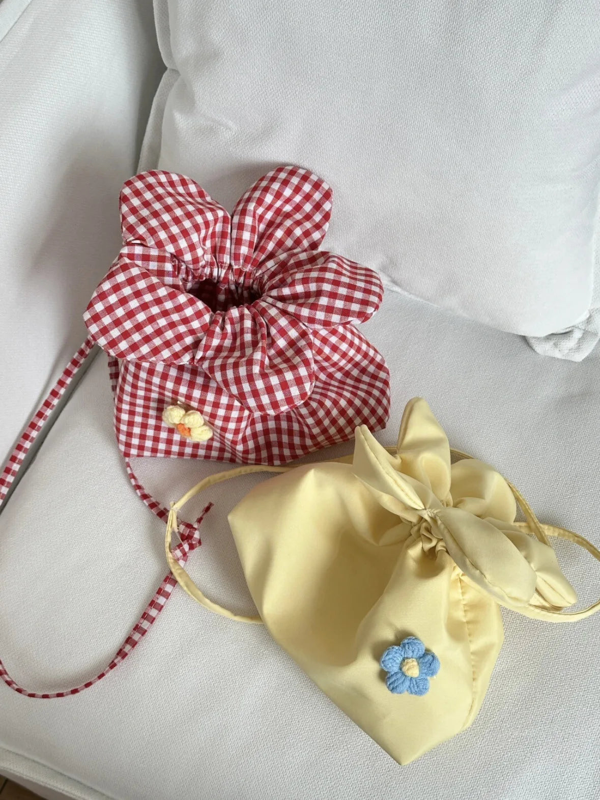 Retro Floral Phone Pouch Crossbody Bag Tailored Compact Plaid Purse