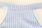 Sexy Halter Knit Two Piece Set Backless Bodice And Shorts Tracksuit
