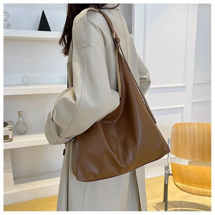 Women's Retro Simple Large Tote Bag