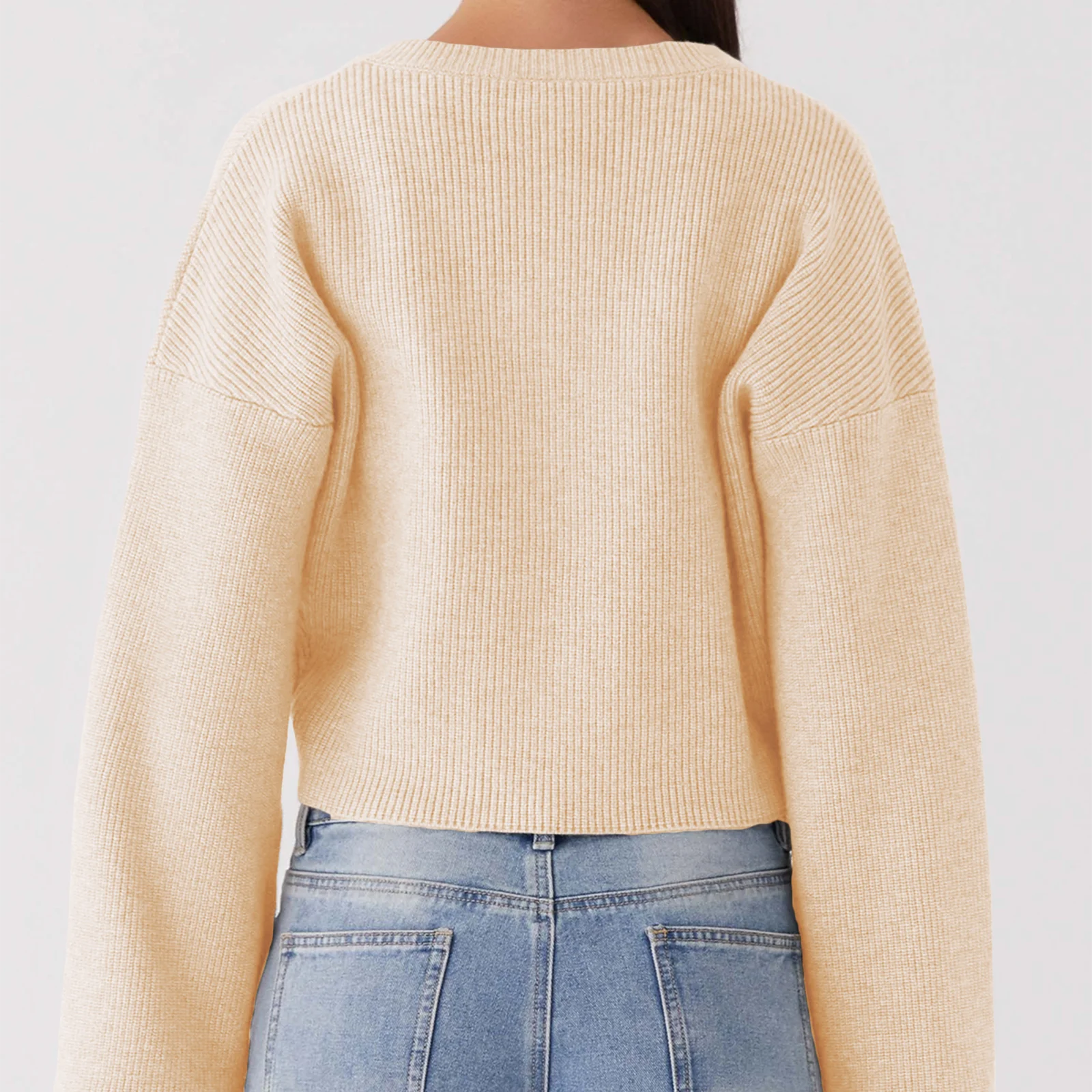 Cozy Loose Cardigan For Women With Open Stitch Knitwear