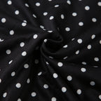 Polka Dot Halter Dress For Women Backless Mini