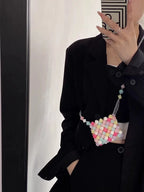 Playful Transparent Jelly Crossbody Bag Pink With Tiny Coin Pouch And Delicate Vibe