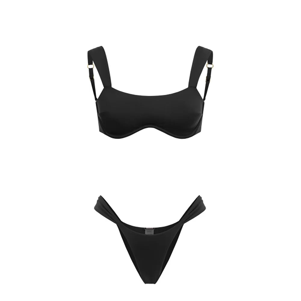 Sea Breeze Monokini With Push Up Lift High Cut