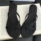 Elegant Cross Strap Wedge Sandals Low Heel Slip On