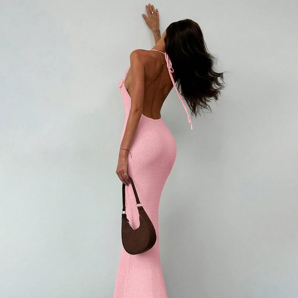 Women Knit Spaghetti Strap Sleeveless