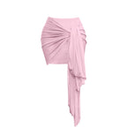 Three Piece Micro Bikini Set With Printed Bandeau Top And Sarong Beachwear For Women Sun Lovers