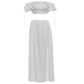 Elegant Puff Sleeve Top & Long Skirt Set