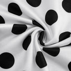 Polka Dot Two piece Halter Crop Set With Backless Top And Skinny Capri Pants