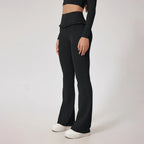 Women Shirts Long Sleeve for Yoga Crop Top Square Neck Workout Clothing with Chest Pads Fitness