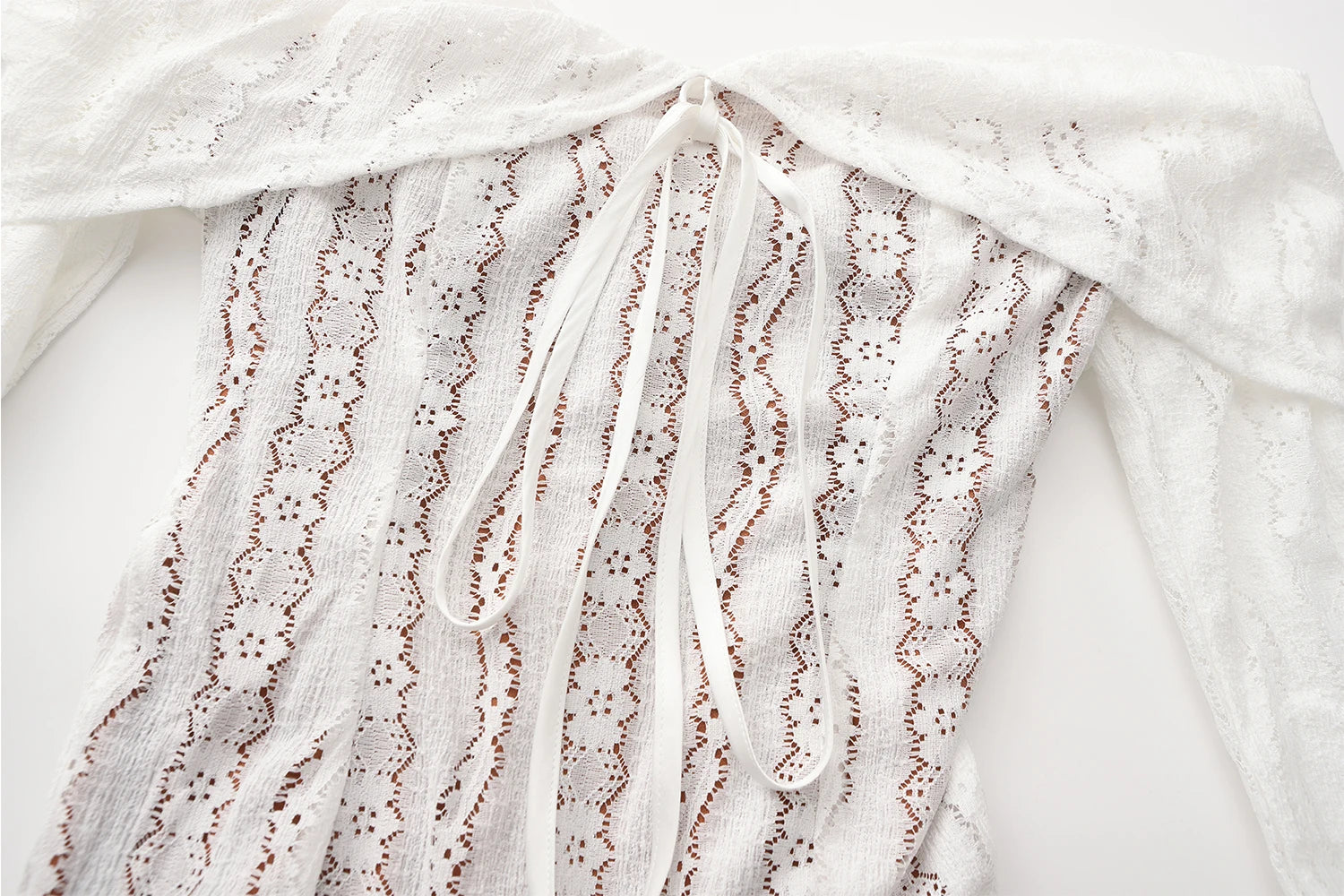 Lace Evening Dress Sleeve Elegant Party Gown