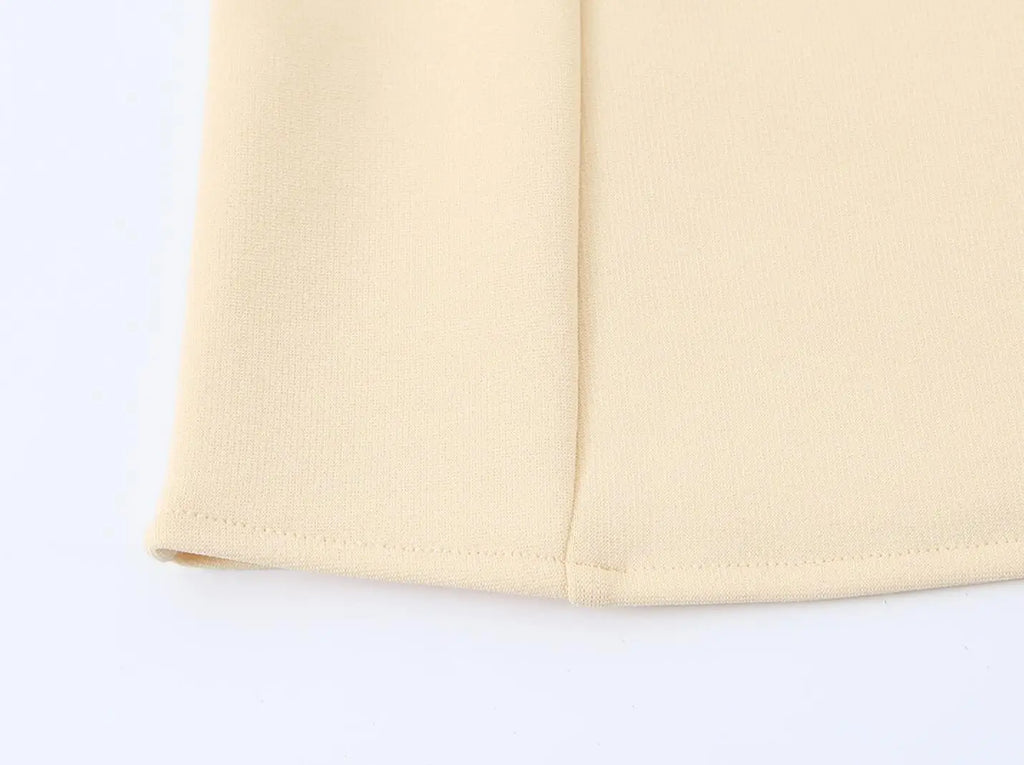 Flirty Apricot Applique Camisole With Ruched Chest O Neck Knit Tank Top