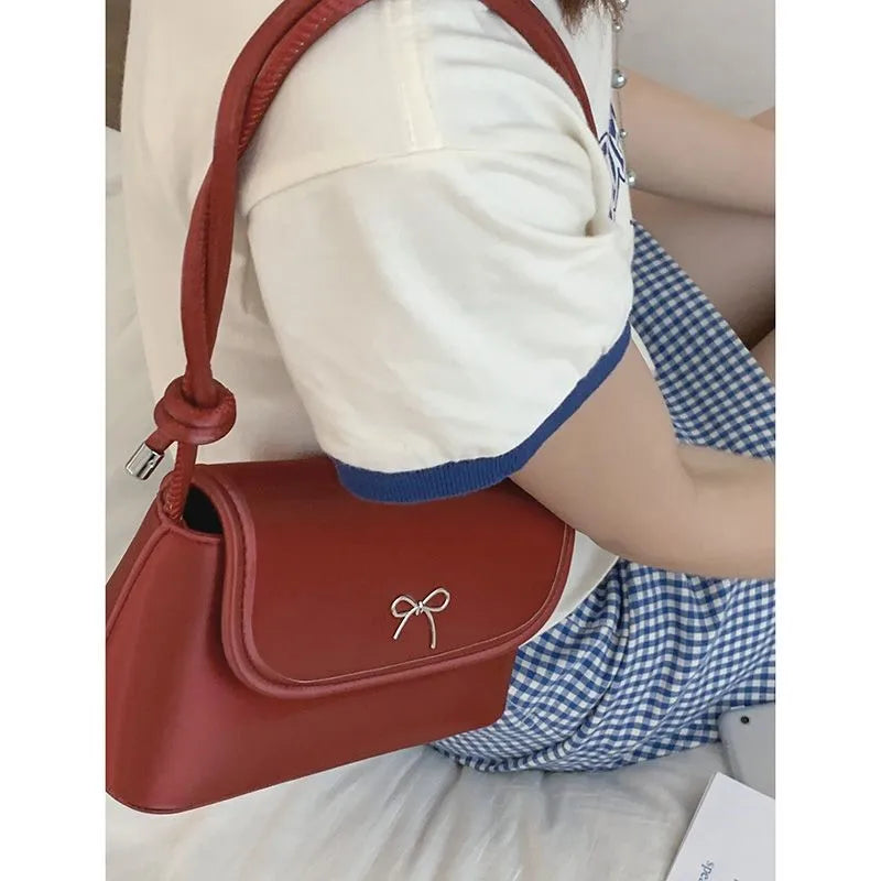 Sweet Harajuku Style Blue Baguette Bag Purse