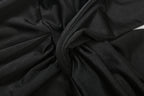 Midnight Patchwork Halter Romper Backless Slim Fit