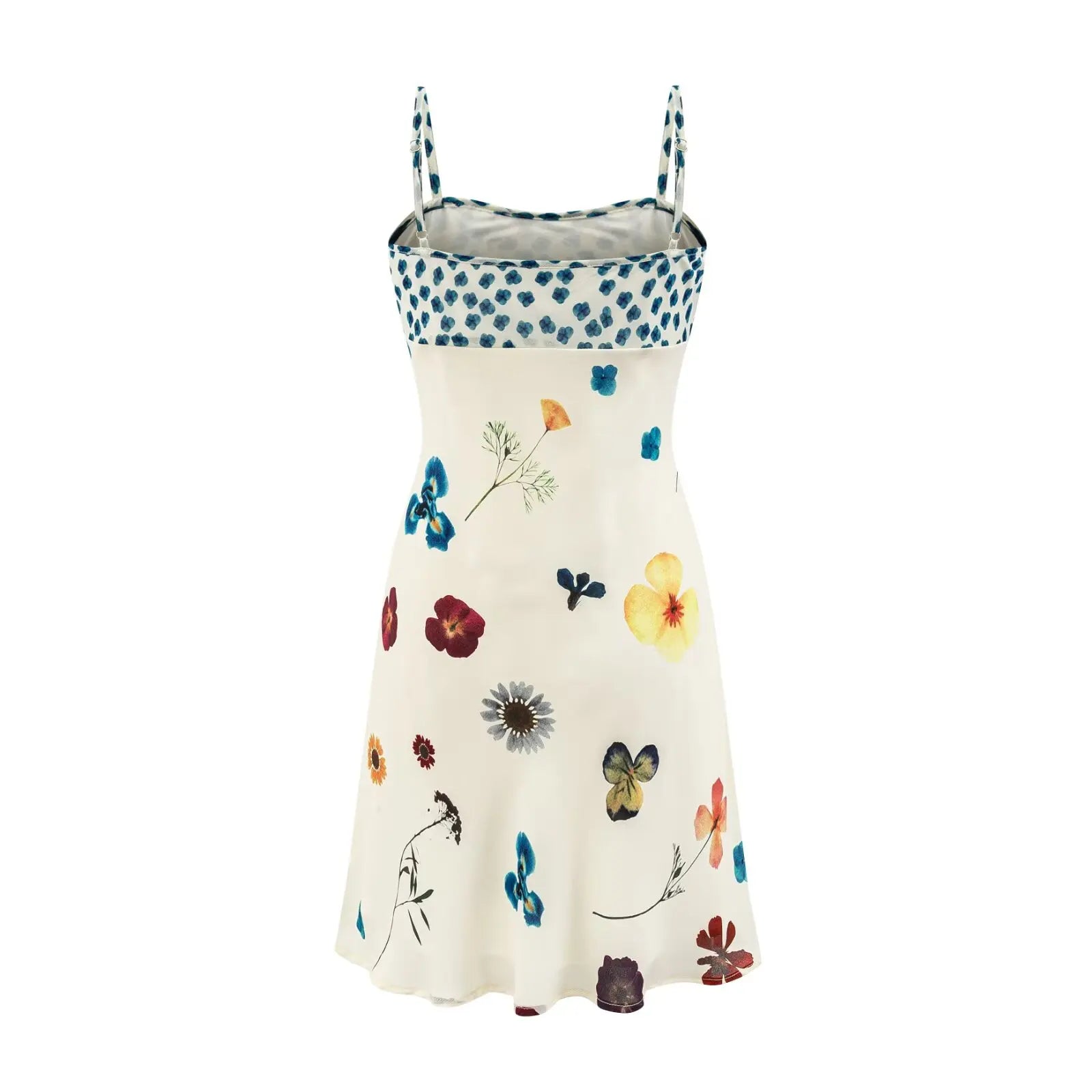 Floral Print Retro Sling Dress Light Chiffon