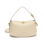 Soft Leather Bucket With Gold Button Tassel Luxe Everyday Shoulder Satchel For Women