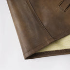 Vintage PU Leather Mini Shorts For Women With Zip Pockets Low Rise
