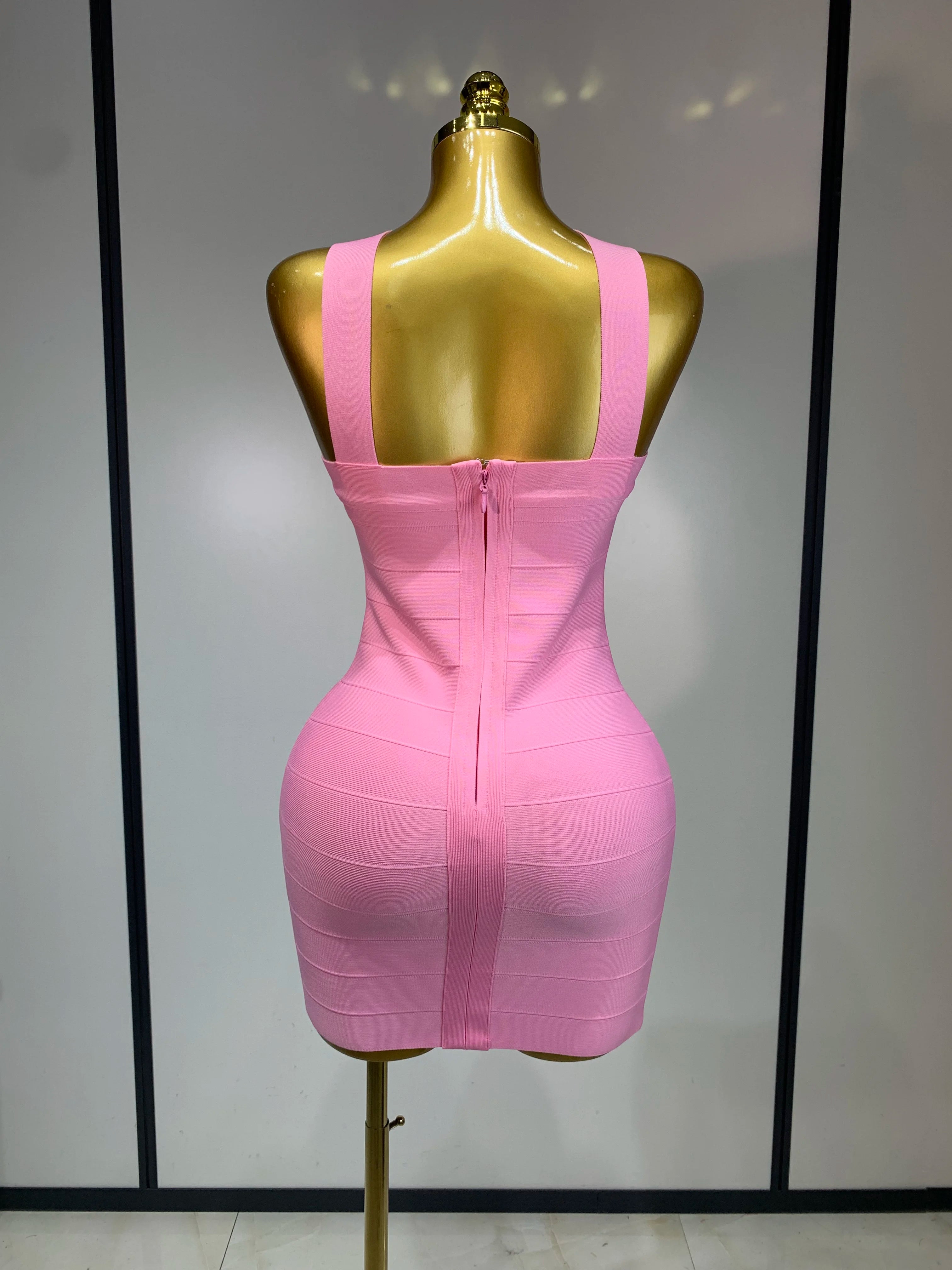 Backless Bodycon Bandage Dress