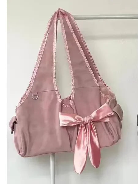 Vintage Fairy-core Bow Tote Bag