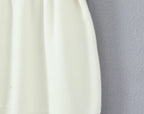 Y2K Women Roll Down Rib Knitted Hem Ruched Pleated Mini Skirt Elastic Waist Hips A-line Skirt