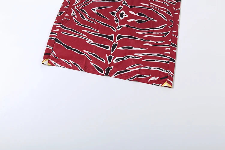 Red Backless Maxi Dress Sleeveless