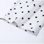 Chic Polka Dot Two Piece Set With Halter Lace Up Corset Top And Cropped Pants Y2K Inspired Outfit