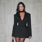 Elegant A Line Short Evening Dress With V Neck