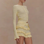 Cozy Rib Knit Pajama Set Two Piece Lounge Ensemble With Button Top And Shorts