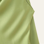 Elegant Silk Satin Halter Maxi Dress Backless Ribbon Tie Evening Gown