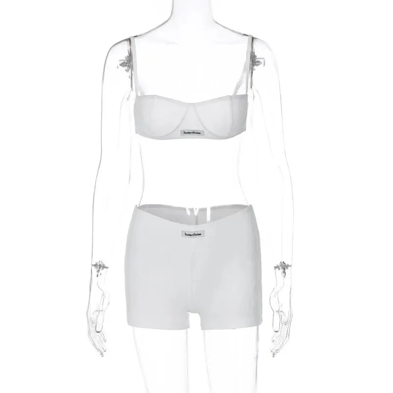 Women Camis Shorts Pants Two Piece Matching Sets