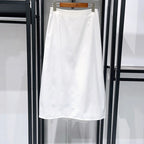 Romantic Floral Lace Embroidered Midi Set With Sleeveless Top And Side Slit Skirt