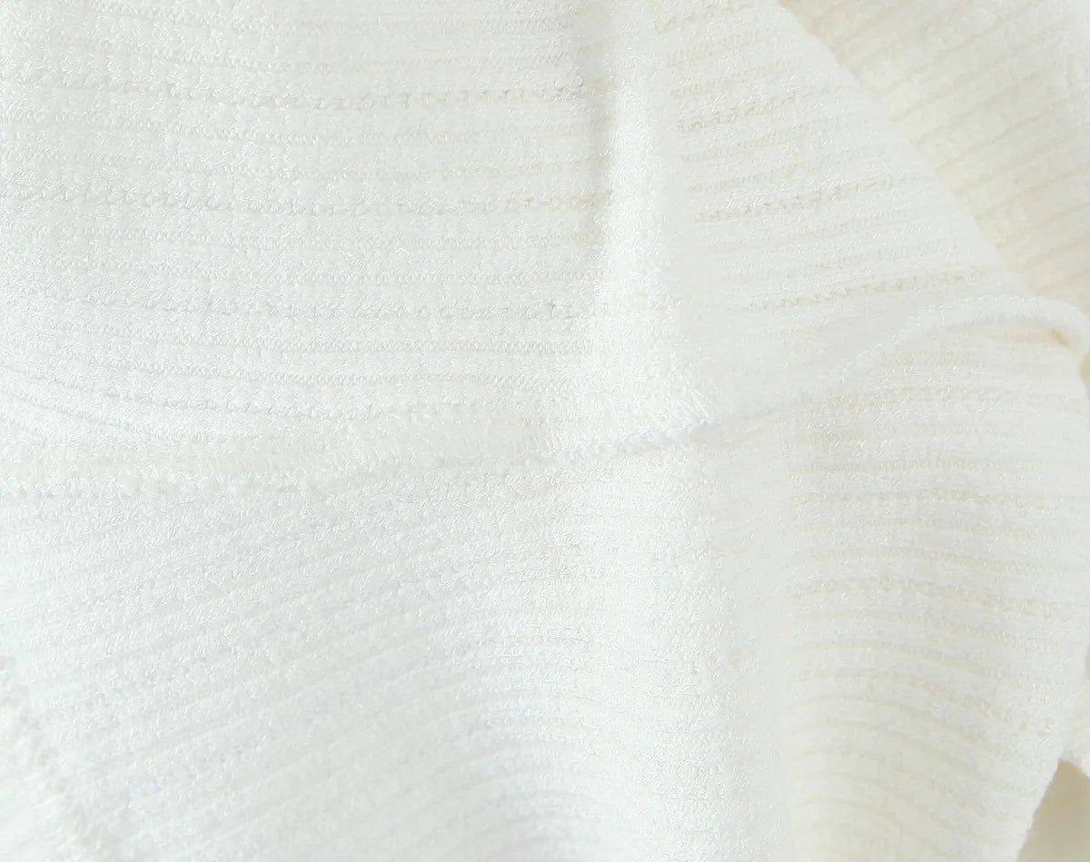 O Neck Slim White Cotton Tee For Women Short Sleeve