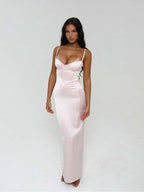 Sexy Simple Spaghetti Strap Sweetheart Mermaid Evening Dress