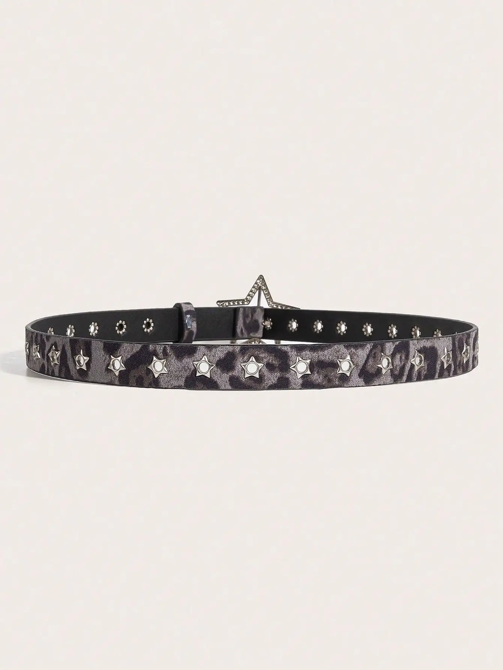 Star Studded Hollow Metal Belt for Women, Chic Everyday Accessory
