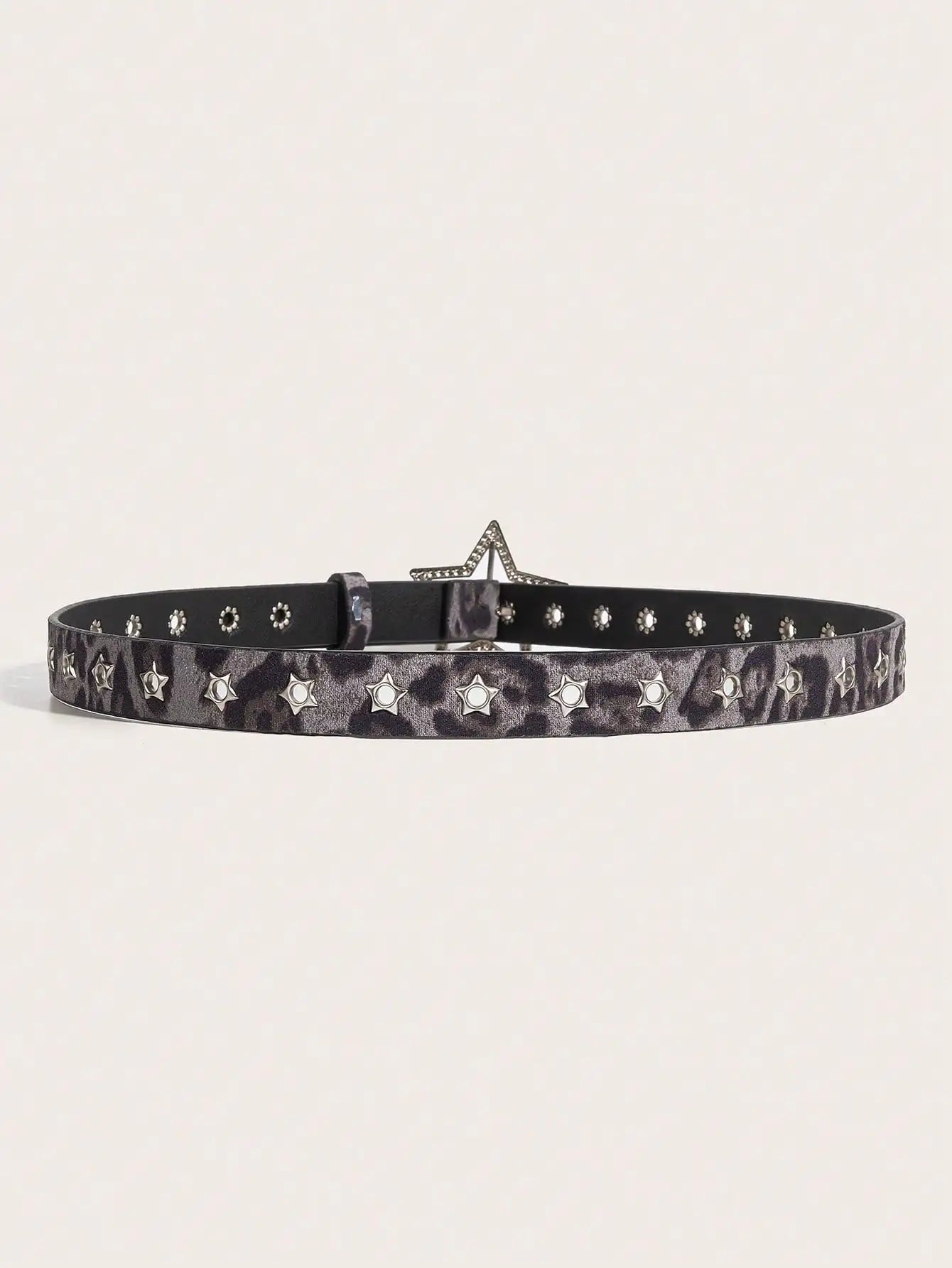 Star Studded Hollow Metal Belt for Women, Chic Everyday Accessory