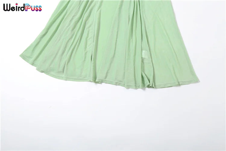 Sheer Halter Dress With Butterfly Appliques Hollow Ruffle Details Elegant Gown