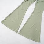 Sexy Slim Two Piece Set For Women Short Sleeve Square Collar Top High Waist Pants