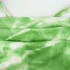 Green Sleeveless Crop Top