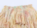 Boho Gradient Tiered Skirt With Ruffles Elegant Long Hippie Style