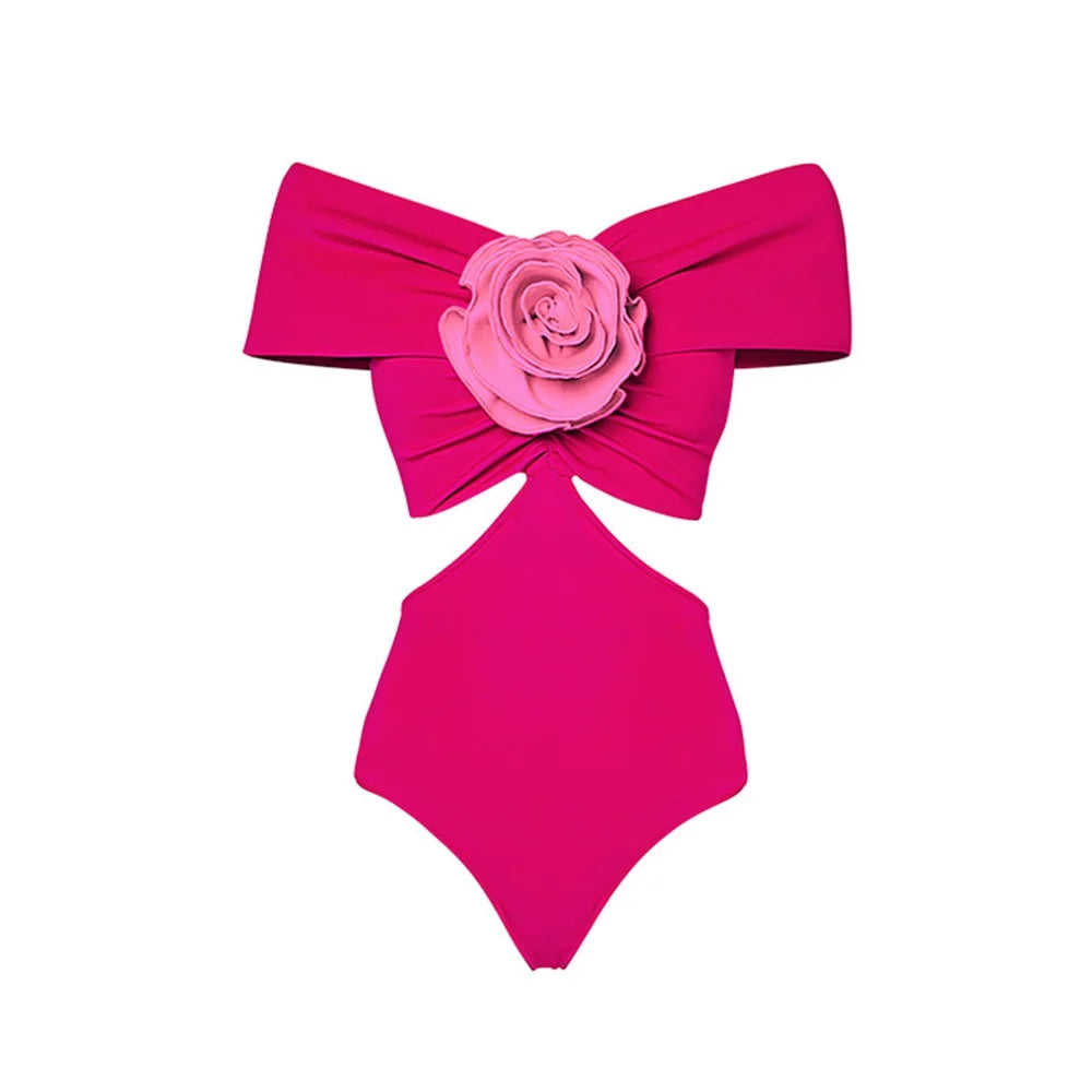 Floral Bikini Set With Cover Up Chic Beachwear